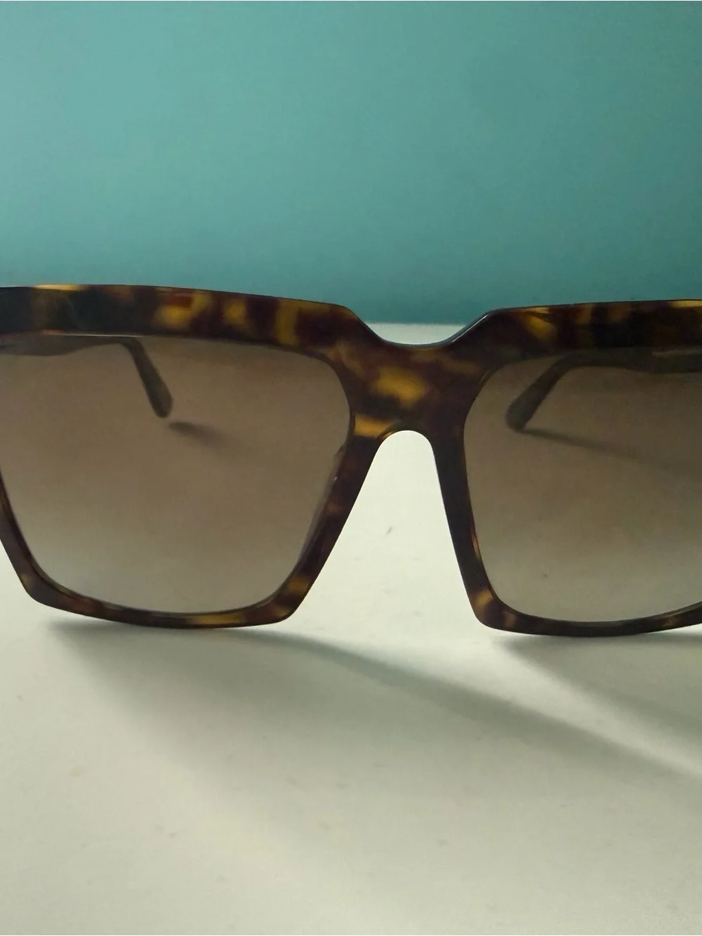 Tom Ford Square Sunglasses with Brown Gradient Lenses